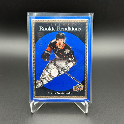 2023-24 UD Trilogy NIKITA NESTERENKO #RR-26 Rookie Renditions Blue /499