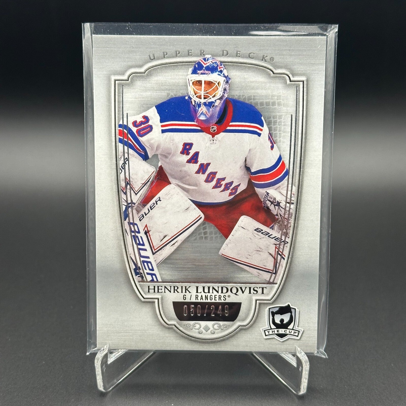 2018-19 Upper Deck The Cup HENRIK LUNDKVIST #37 /249 - New York Rangers