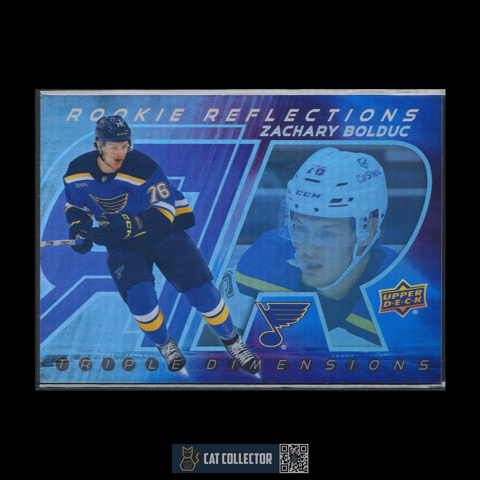 2024-25 Extended series ZACHARY BOLDUC #RR-23 Triple Dimensions Reflections RC