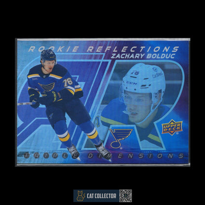 2024-25 Extended series ZACHARY BOLDUC #RR-23 Triple Dimensions Reflections RC