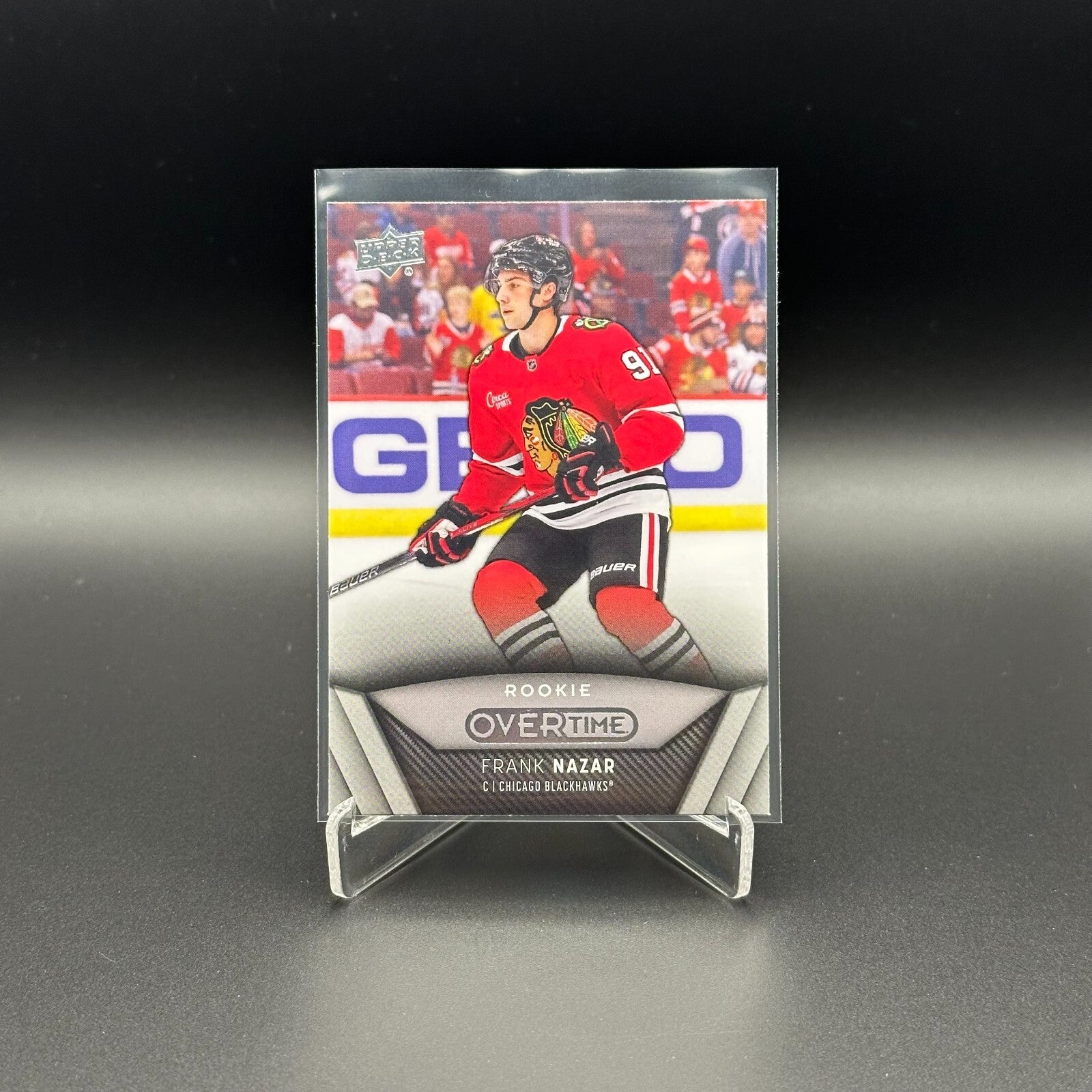 2024-25 UD Overtime FRANK NAZAR #81 Rookie RC - Chicago Blackhawks