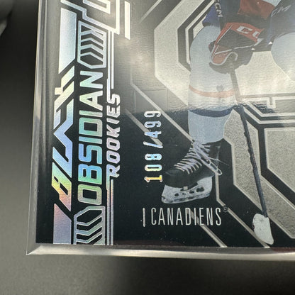 2022-23 UD SPx KAIDEN GUHLE #OR-33 Black Obsidian Rookies RC /499