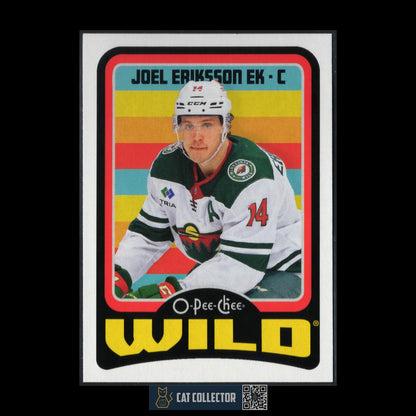 2024-25 O-Pee-Chee Hockey JOEL ERIKSSON EK #177 Retro - Minnesota Wild