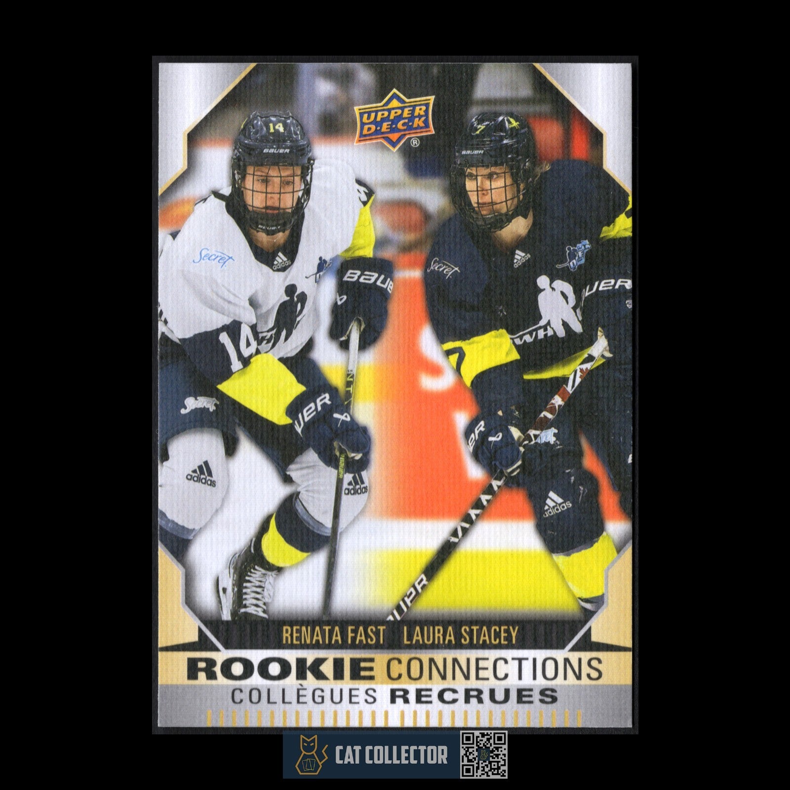 2023-24 UD Tim Hortons R. FAST / L. STACEY #RC-14 PWHL Rookie Connections