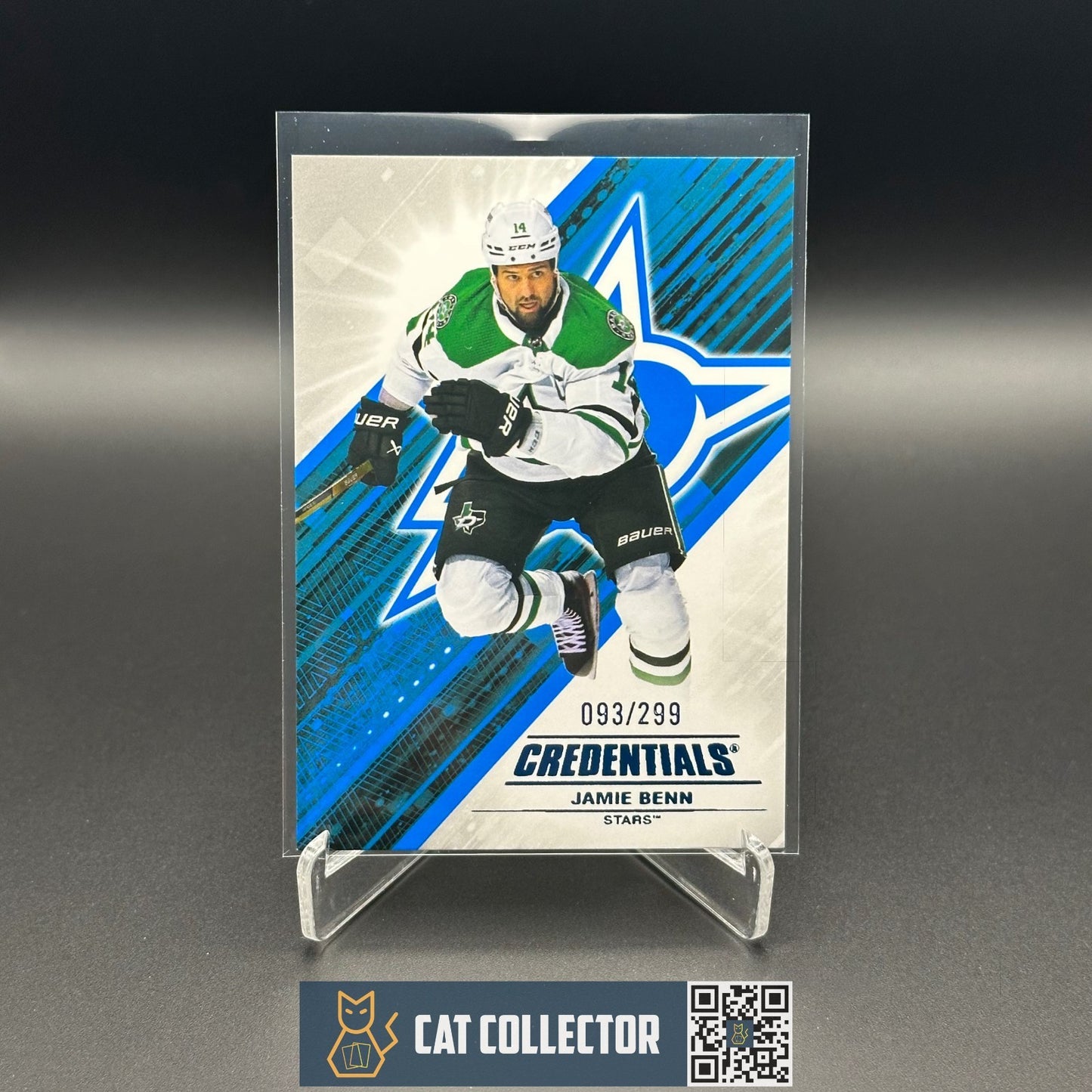 2024-25 UD Credentials JAMIE BENN #14 Blue /299