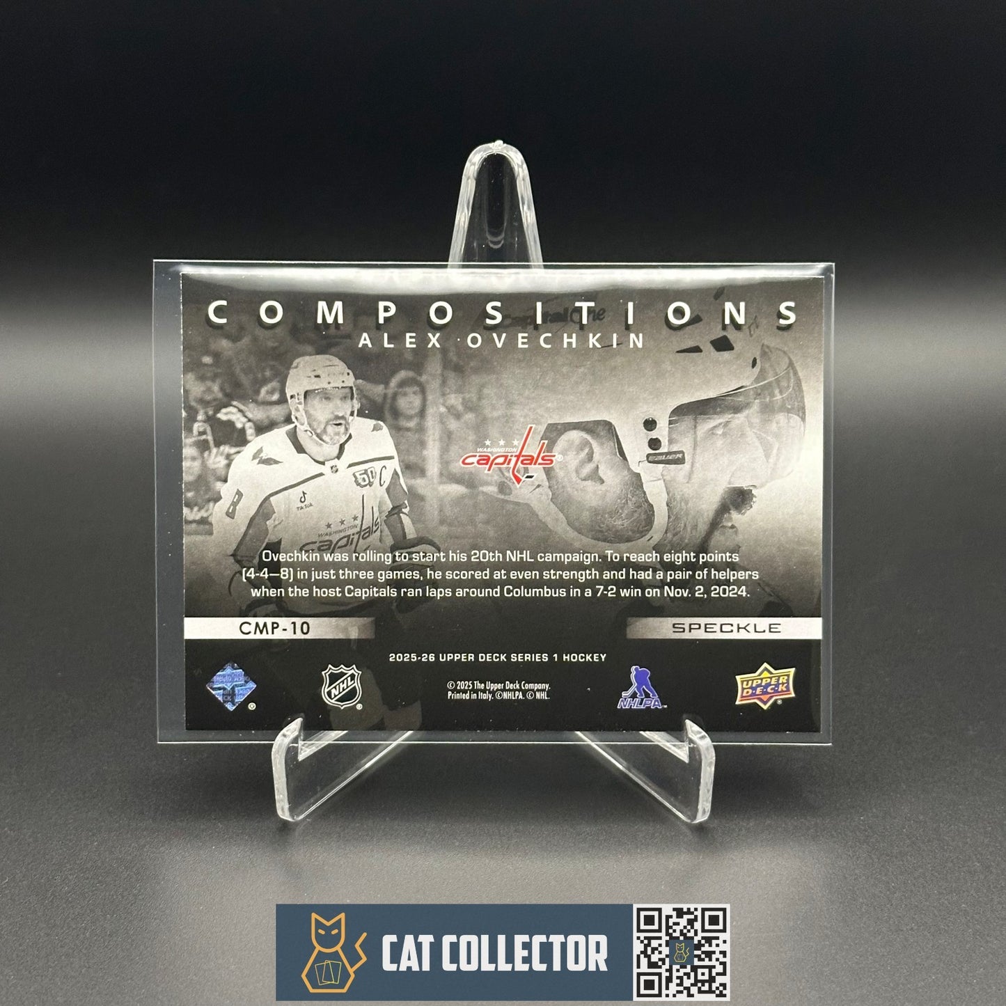 2025-26 UD Series 1 ALEX OVECHKIN #CMP-10 Compositions Speckle