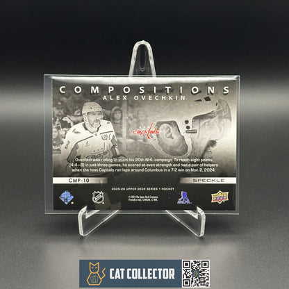 2025-26 UD Series 1 ALEX OVECHKIN #CMP-10 Compositions Speckle