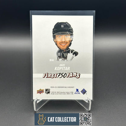 2024-25 UD Credentials ANZE KOPITAR #BH-AK Arena Giveaways Bobbleheads /750