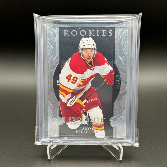 2023-24 UD Exquisite Collection JAKOB PELLETIER #R6 Rookie 163/499
