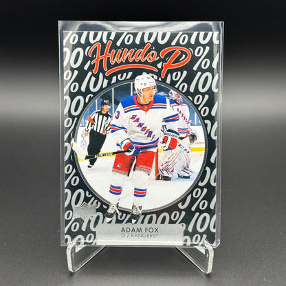 2021-22 UD Series 1 ADAM FOX #HP-14 Hundo P - New York Rangers