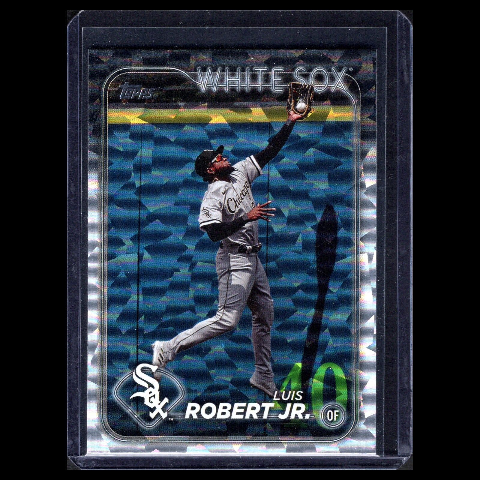 2024 Topps Series 1 LUIS ROBERT Jr. #249 Crackle Foil - Chicago White Sox