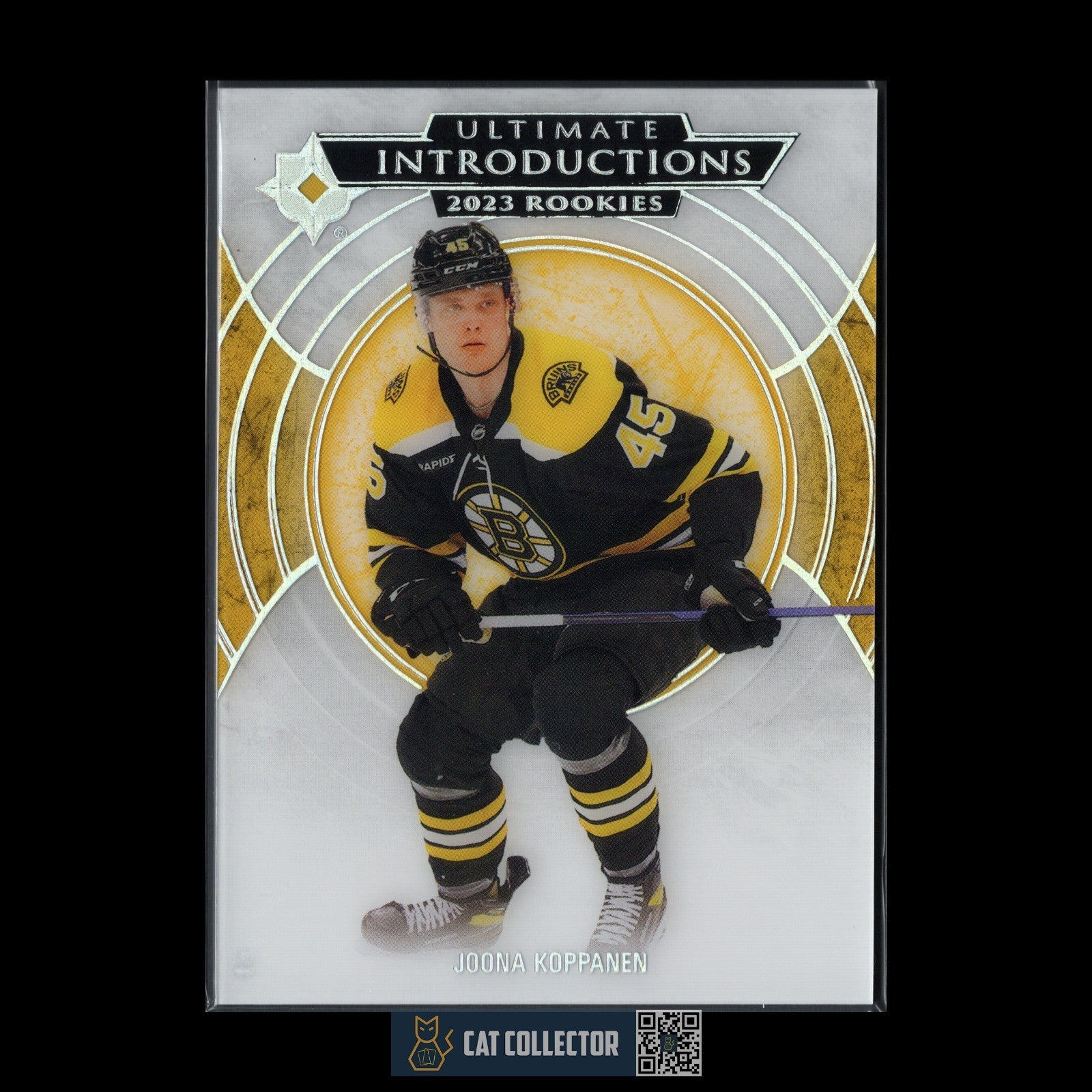 2023-24 UD Ultimate Collection JOONA KOPPANEN #UI-62 Introductions Rookie RC