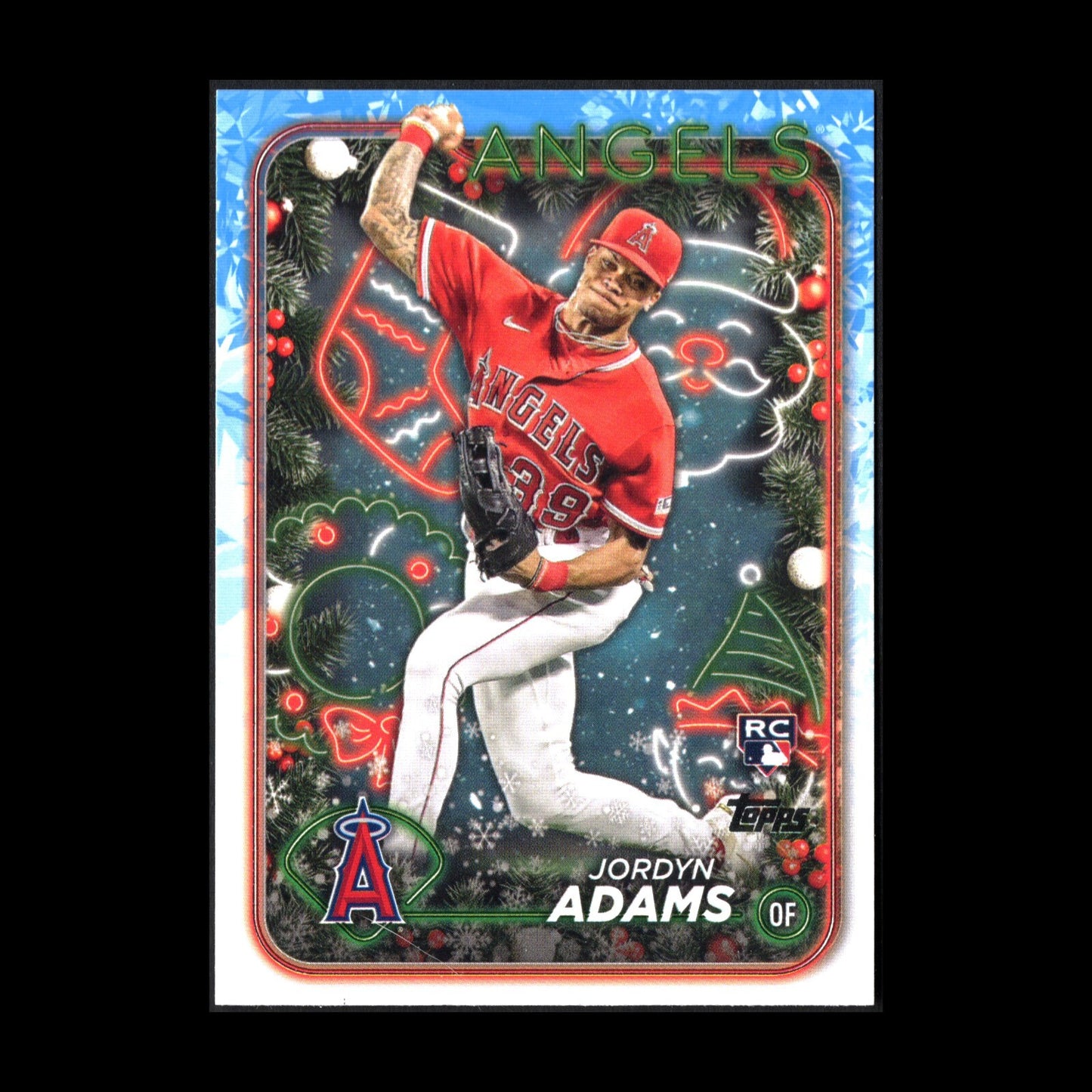 2024 Topps Holiday JORDYN ADAMS #H31 RC - Los Angeles Angels