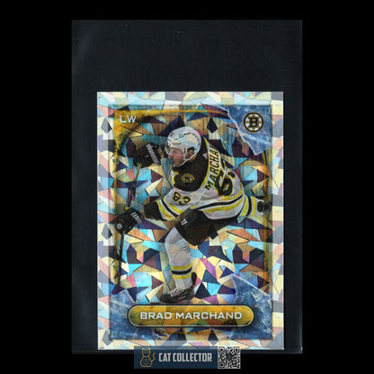 2021-22 Topps NHL Sticker Album BRAD MARCHAND #85 Foil