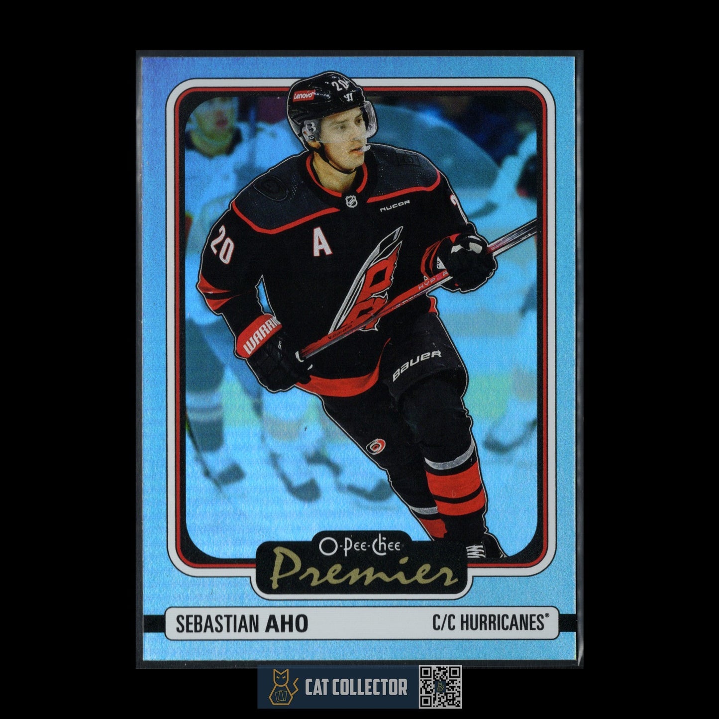 2024-25 O-Pee-Chee Hockey SEBASTIAN AHO #P-37 Premier - Carolina Hurricanes