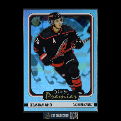 2024-25 O-Pee-Chee Hockey SEBASTIAN AHO #P-37 Premier - Carolina Hurricanes