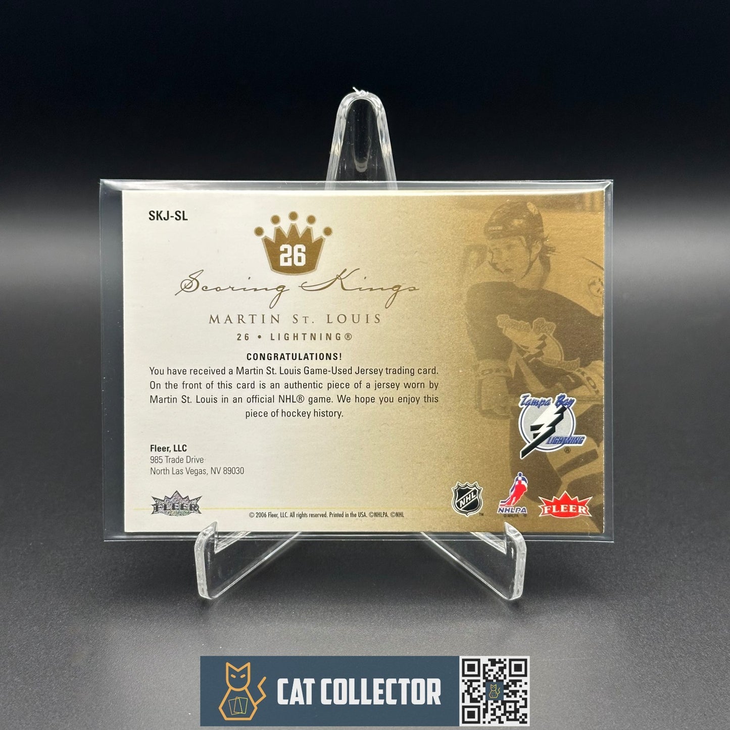 2006-07 Fleer Ultra MARTIN ST. LOUIS #SKJ-SL Scoring Kings Jersey