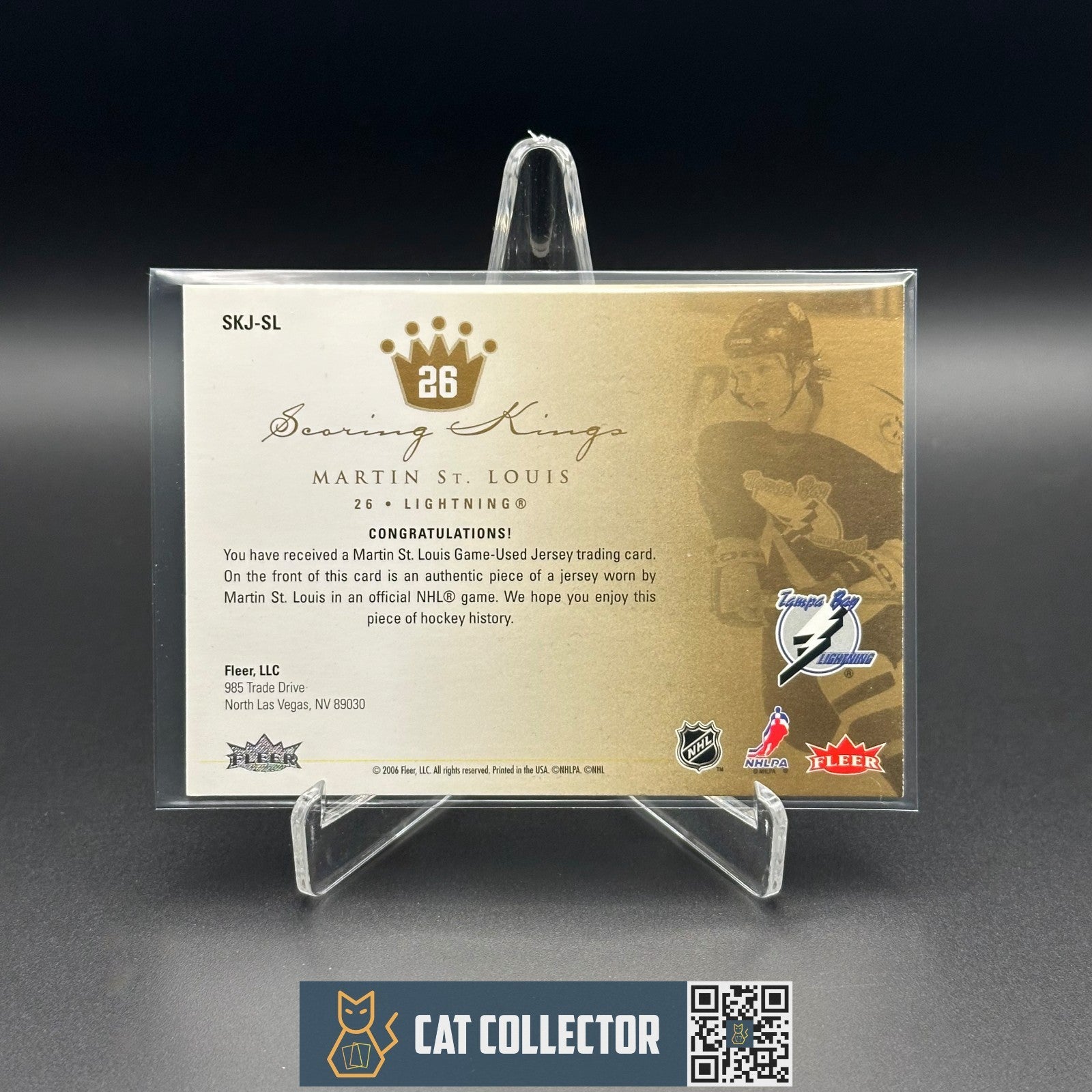 2006-07 Fleer Ultra MARTIN ST. LOUIS #SKJ-SL Scoring Kings Jersey