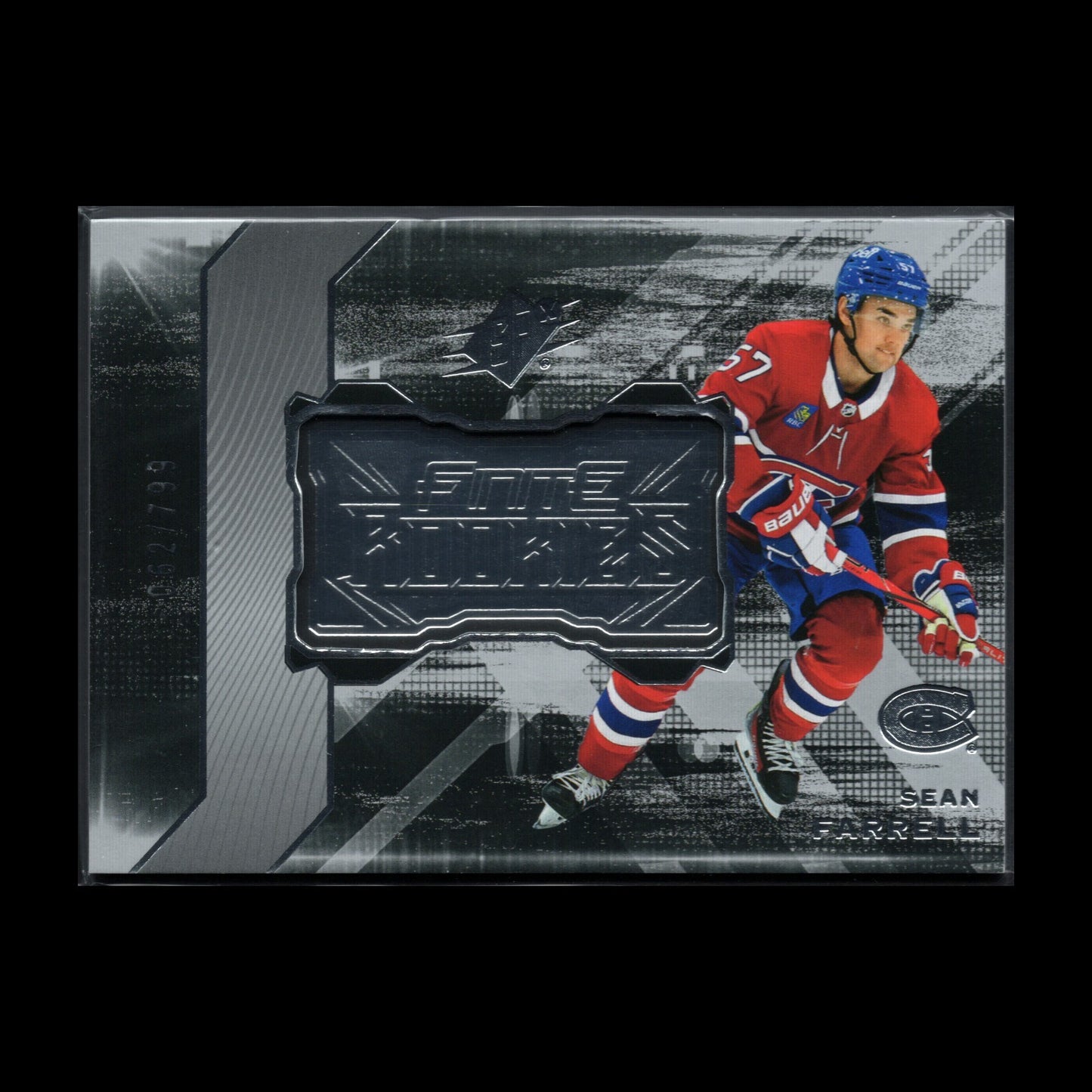 2023-24 UD SPx SEAN FARRELL #F-27 Finite Rookies RC /799 - Montreal Canadiens
