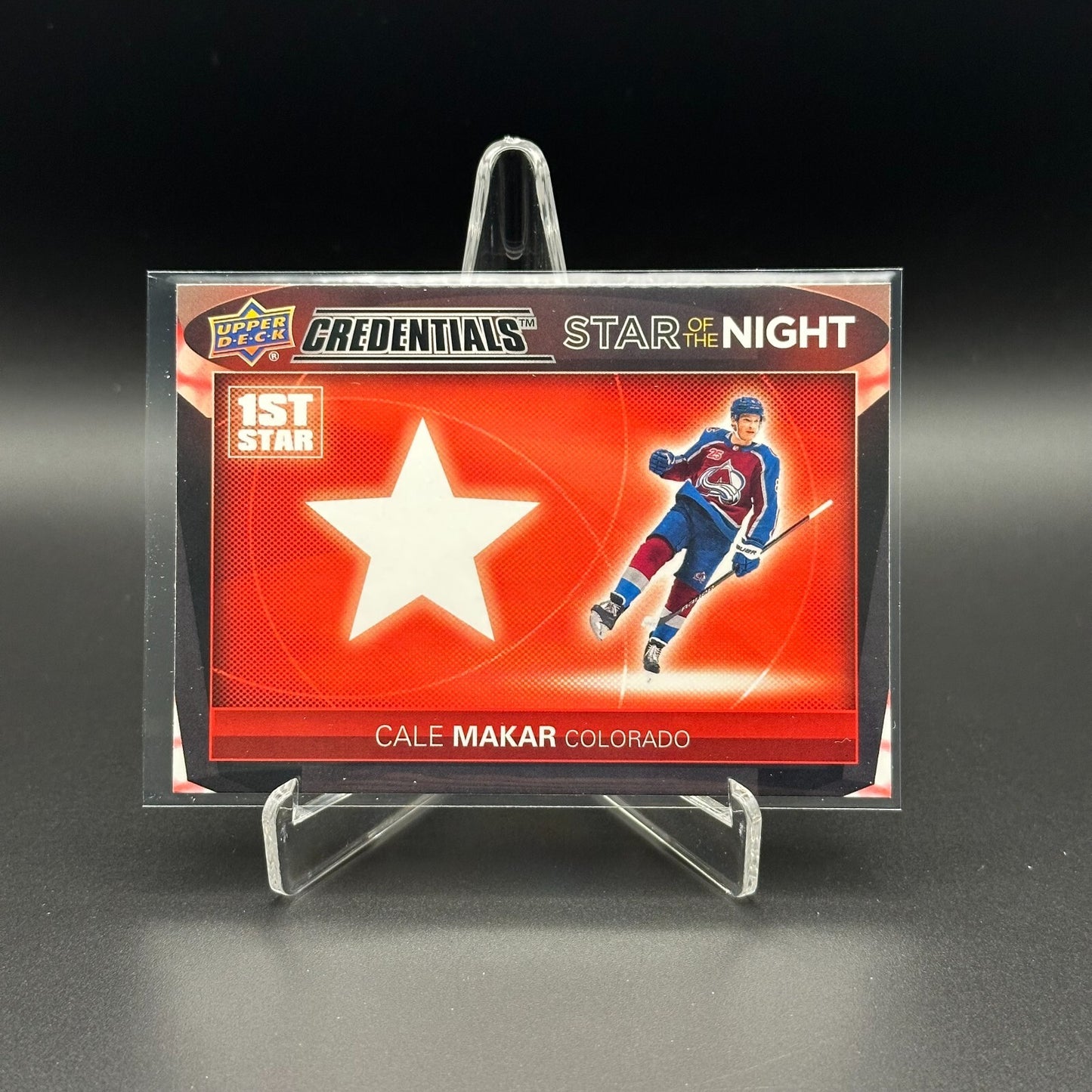 2021-22 UD Credentials CALE MAKAR #1S-9 First Star of the Night