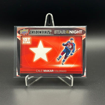 2021-22 UD Credentials CALE MAKAR #1S-9 First Star of the Night