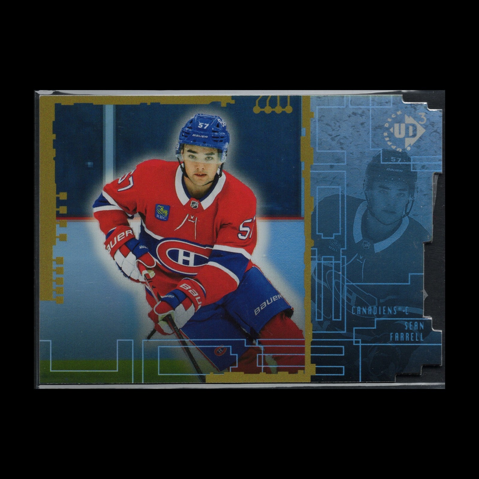 2024-25 UD Extended Series SEAN FARRELL #UD3-13 Die-cut 1998-99 UD3 Rookie RC