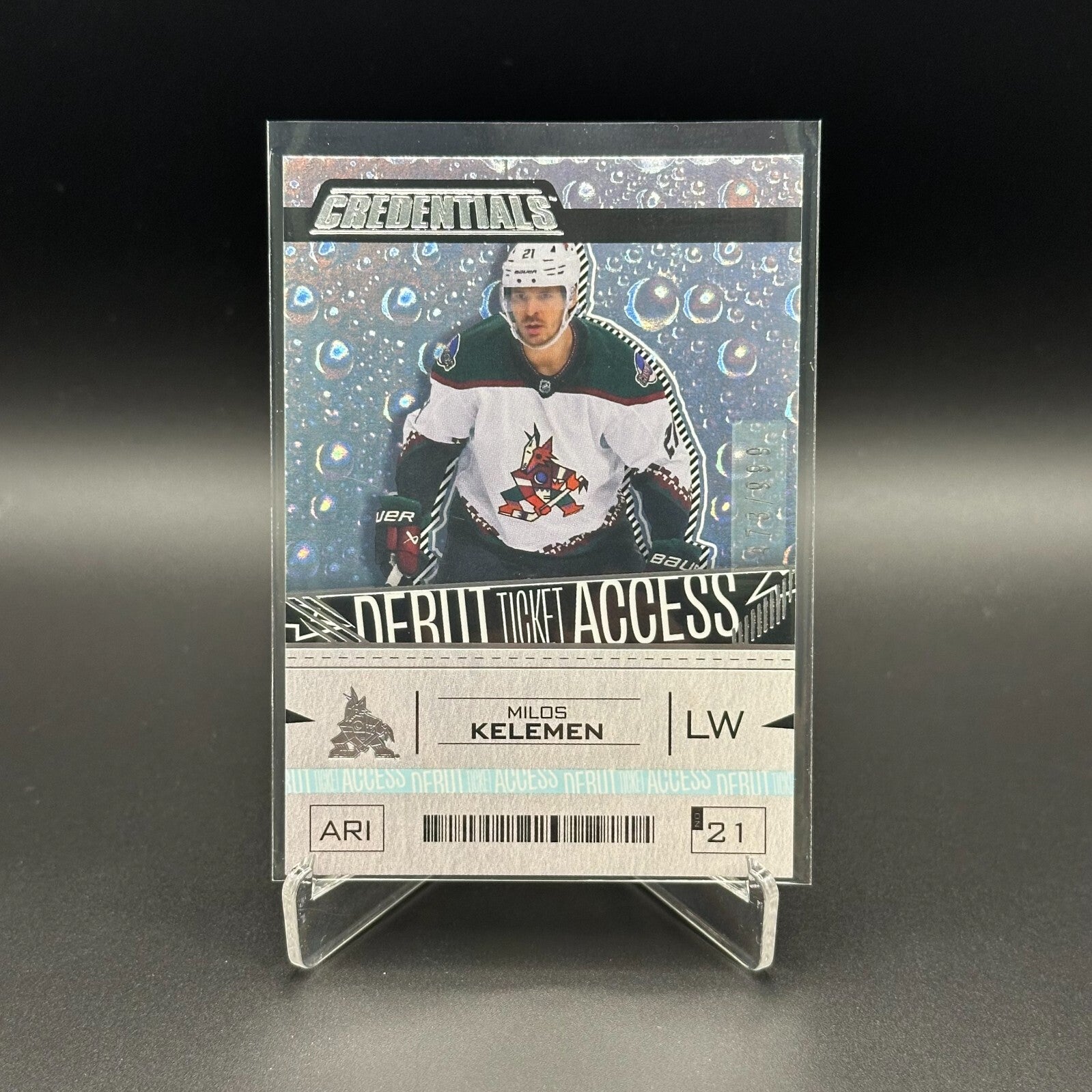 2023-24 UD Credentials KILOS KELEMEN #136 Debut Ticket Access Rookie RC /999
