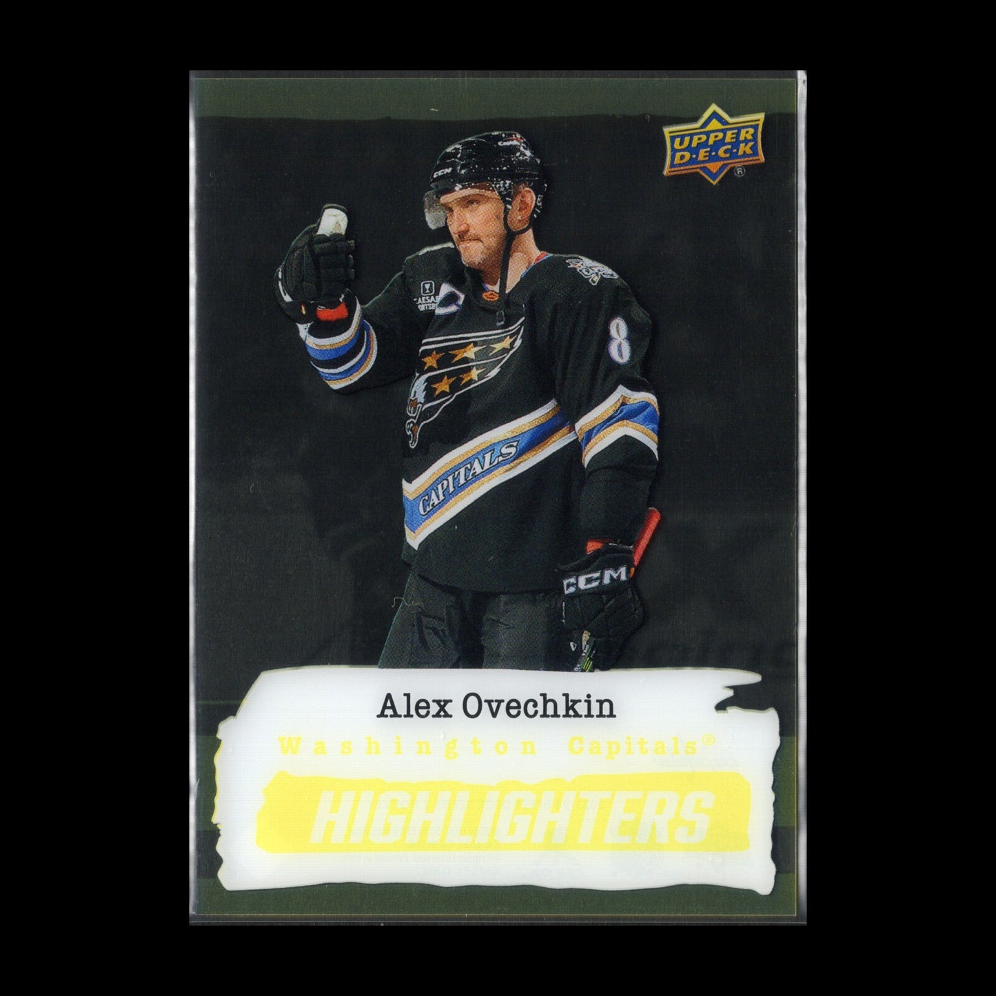 2023-24 UD Series 2 ALEXANDER OVECHKIN #HL-10 Highlighters Yellow