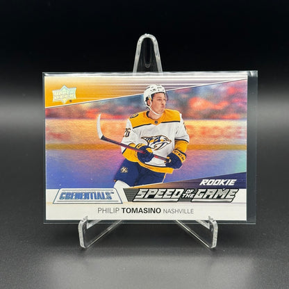 2021-22 UD Credentials PHILIP TOMASINO #SGR13 Speed of the Game RC