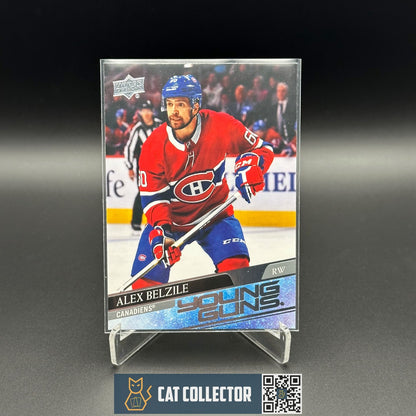 2020-21 UD Series 1 ALEX BELZILE #230 Young guns RC Montreal Canadiens