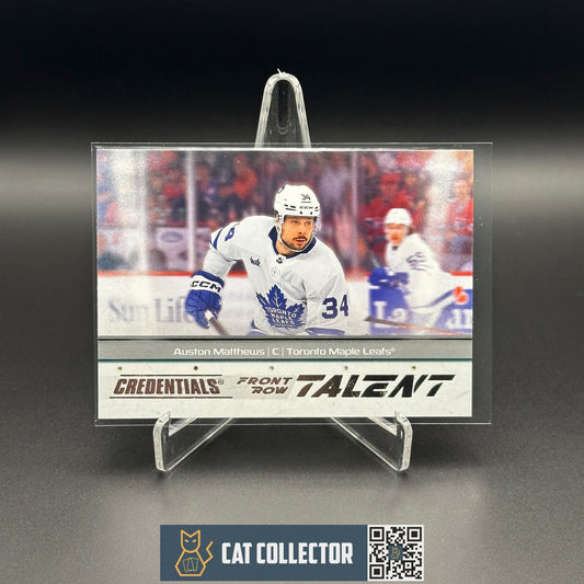 2024-25 UD Credentials AUSTON MATTHEWS #FRT-AM Front Row Talent