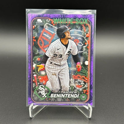 2024 Topps Holiday ANDREW BENINTENDI #H131 Purple Metallic Holiday Tree 41/99