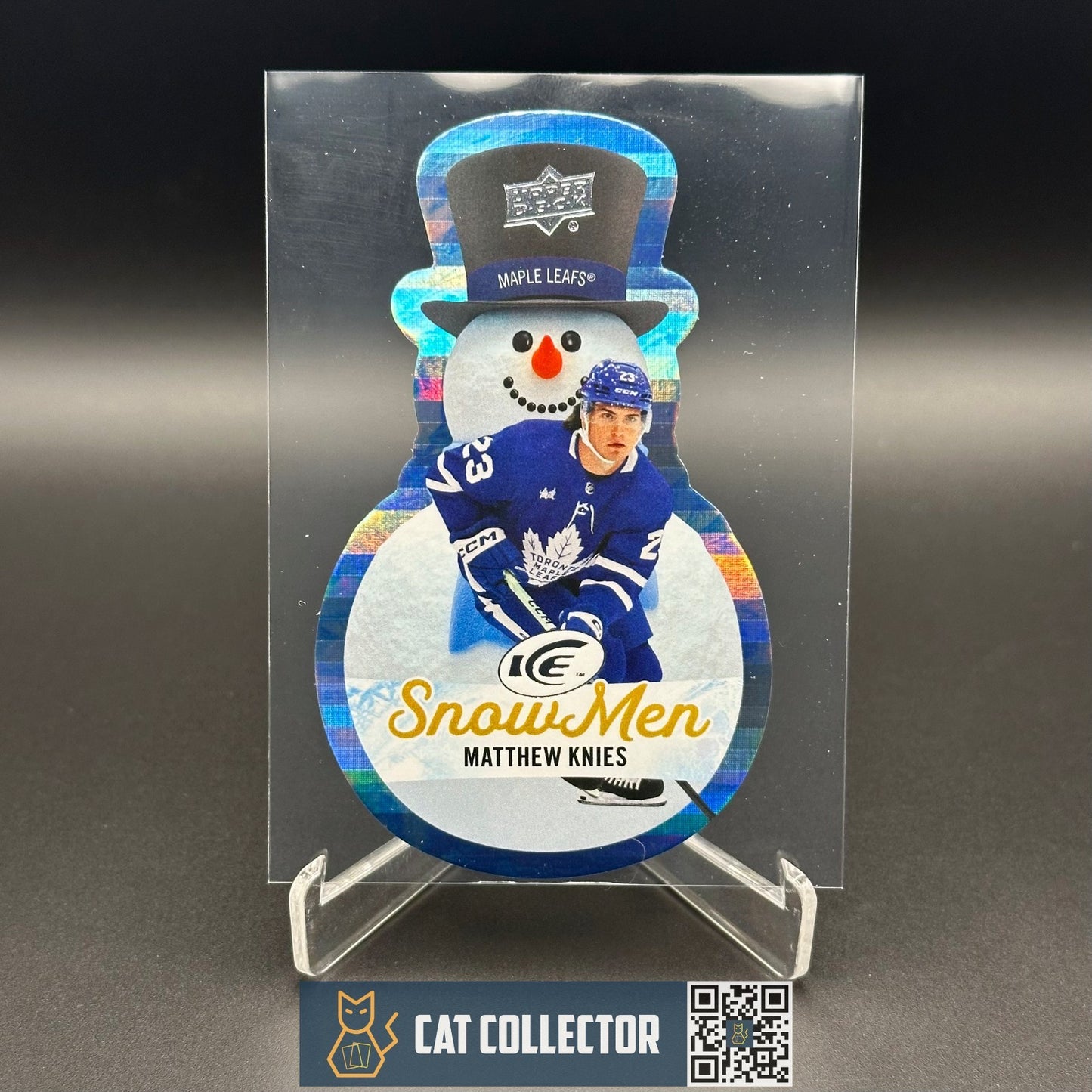 2023-24 UD Ice MATHEW KNIES #SM-30 SnowMen Rookie RC - Toronto Maple Leafs