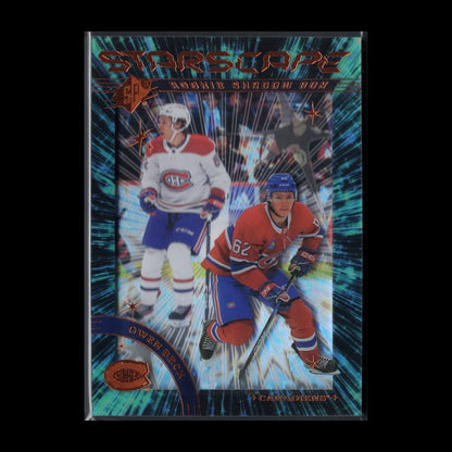 2023-24 UD SPx OWEN BECK #SS-22 Starscape Shadow Box Rookie RC
