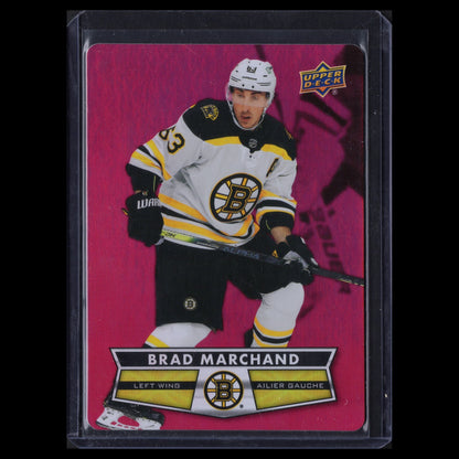 2021-22 UD Tim Hortons BRAD MARCHAND #DC-22 Red Die-Cut - Boston Bruins