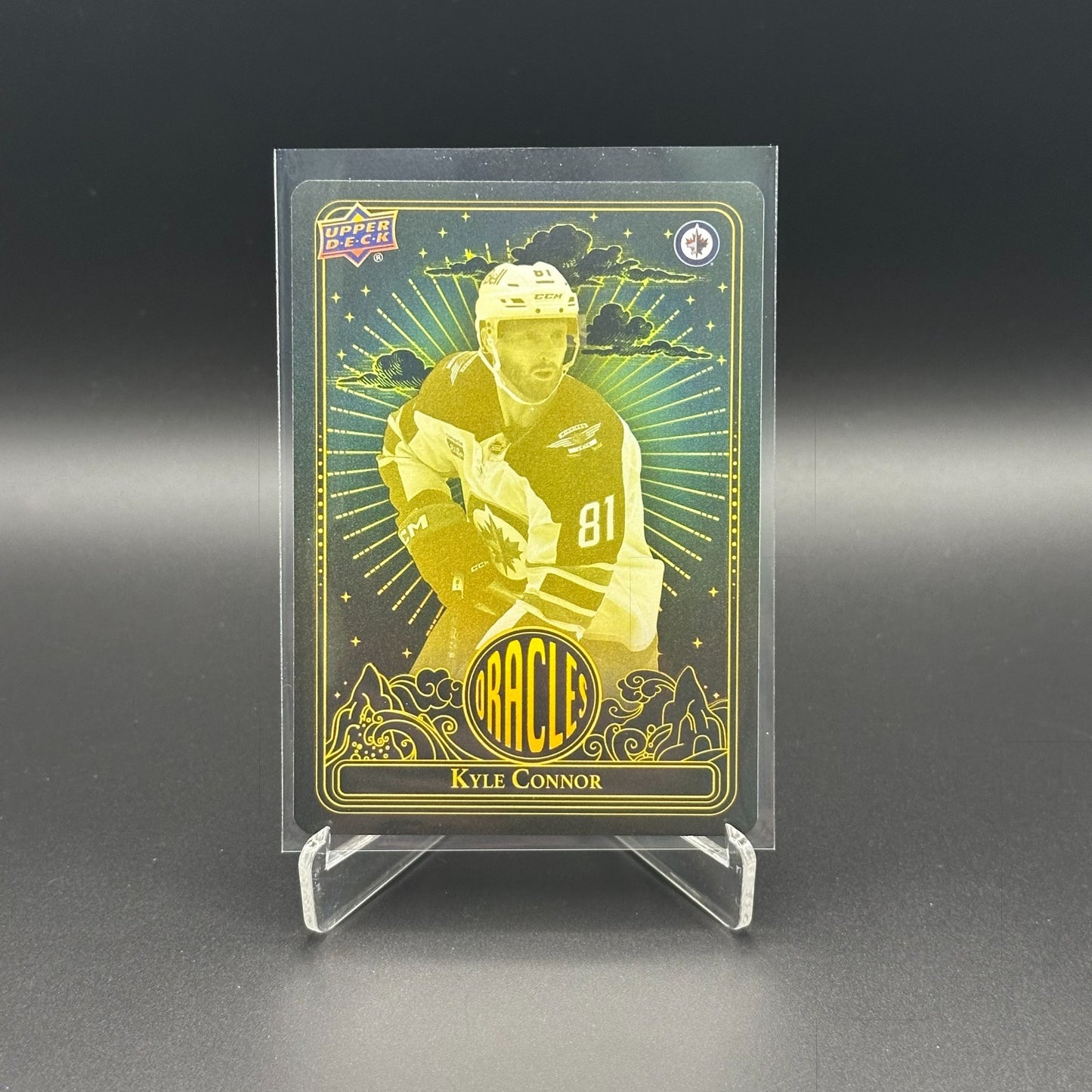 2024-25 UD Extended series KYLE CONNOR #O-37 Oracles Yellow - Winnipeg Jets