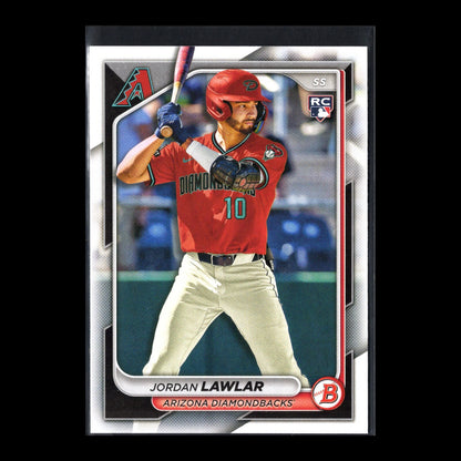 2024 Topps Bowman JORDAN LAWLAR #96 Prospect RC - Arizona Diamondbacks