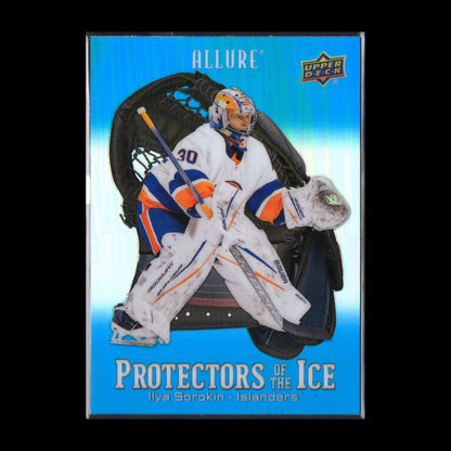 2024-25 UD Allure IGOR SOROKIN #PI-5 Protectors of the Ice Blue - NY Islanders