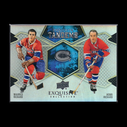 2023-24 UD Exquisite MAURICE RICHARD / HENRI RICHARD  #ET-RR Tandems /299