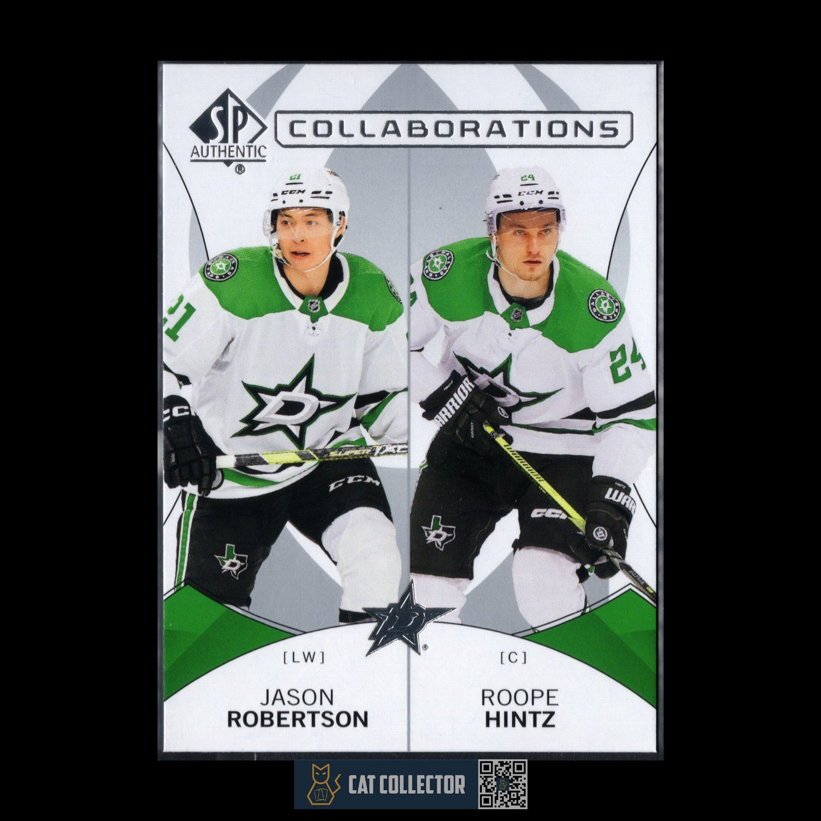 2024-25 UD SP Authentic JASON ROBERTSON / ROOPE HITNZ #C-15 Collaborations