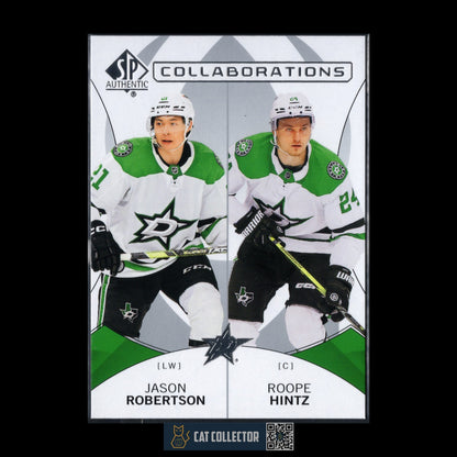 2024-25 UD SP Authentic JASON ROBERTSON / ROOPE HITNZ #C-15 Collaborations