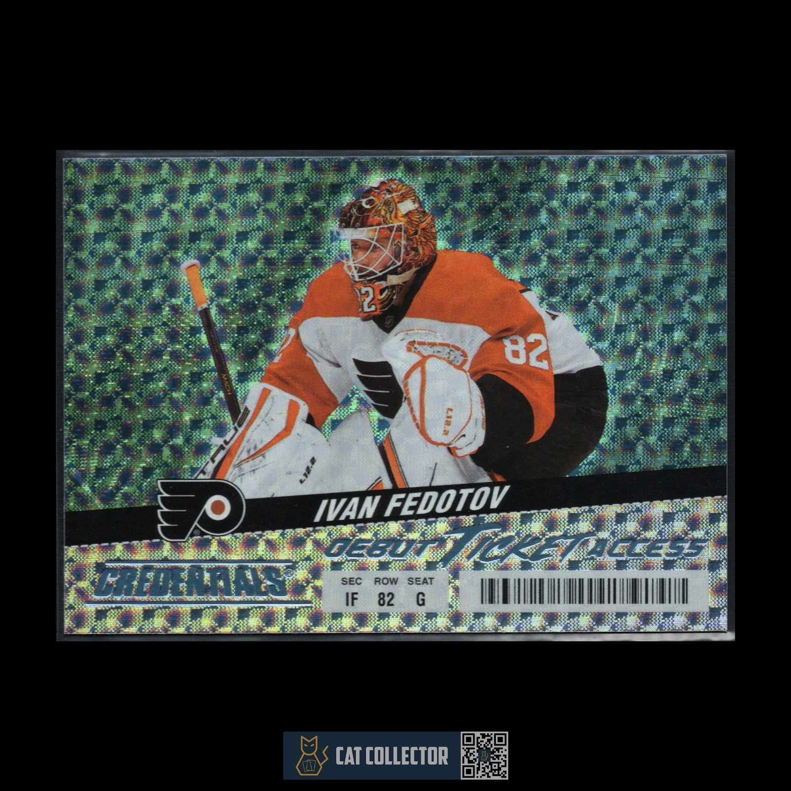 2024-25 UD Credentials IVAN FEDOTOV #140 Debut Ticket Access Horizontal RC