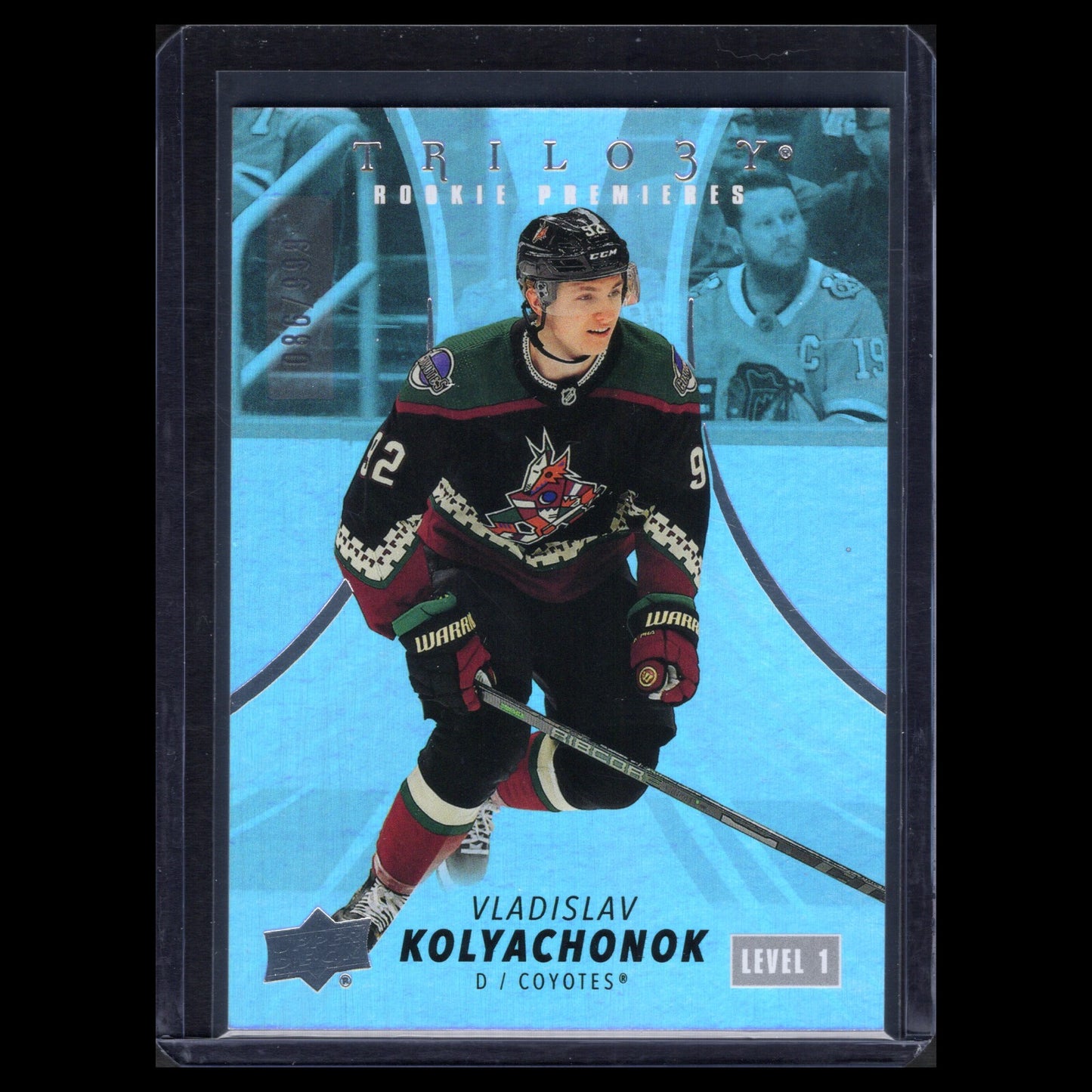 2022-23 UD Trilogy VLADISLAV KOLYACHONOK #128 Rookie RC Level 1 86/999