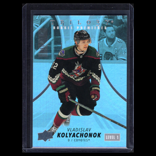 2022-23 UD Trilogy VLADISLAV KOLYACHONOK #128 Rookie RC Level 1 86/999