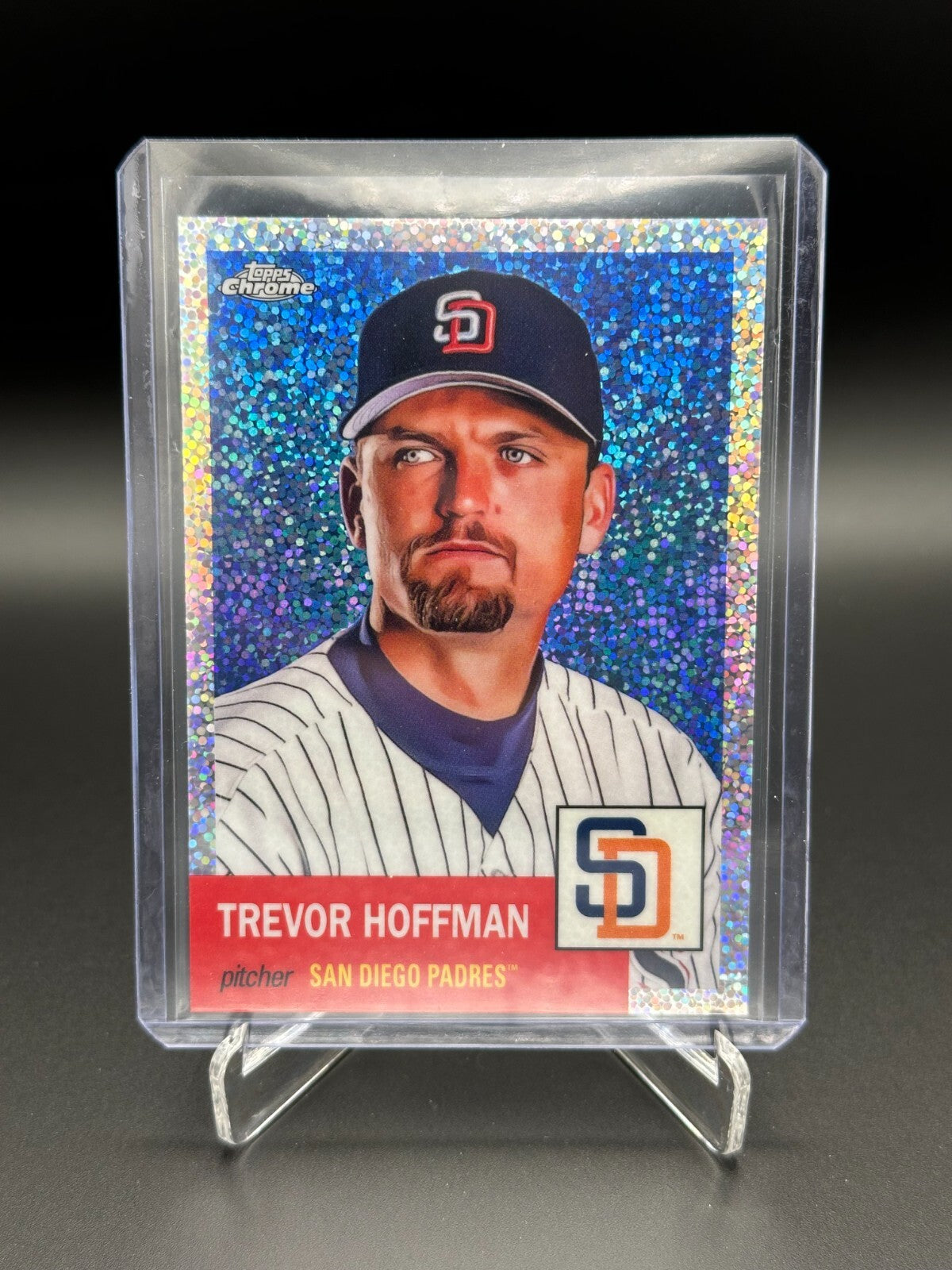 2022 Topps Chrome Platinum Anniversary TREVOR HOFFMAN #72 Speckle Refractor /150