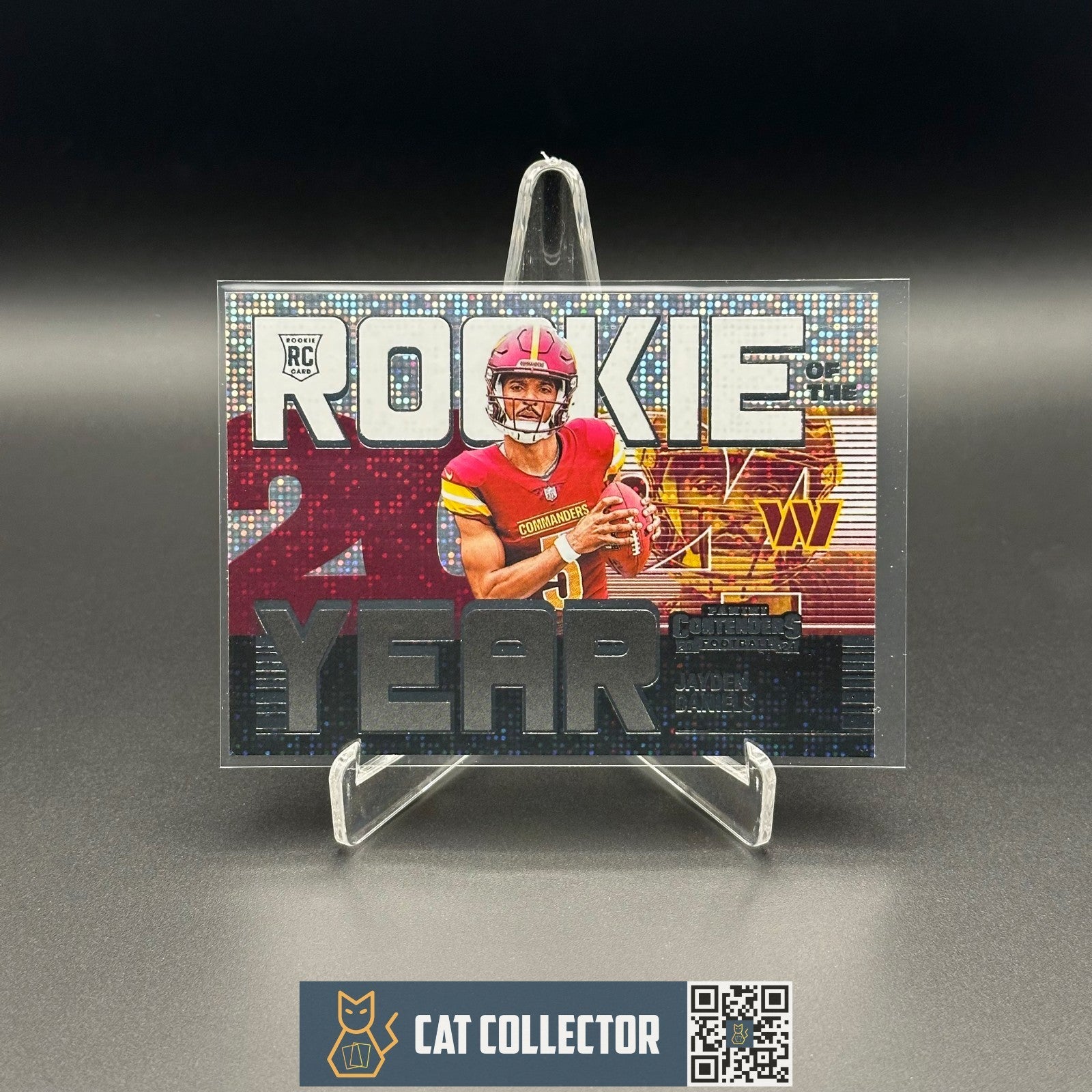 2024 Panini Contenders JAYDEN DANIELS #2 Rookie of the year RC