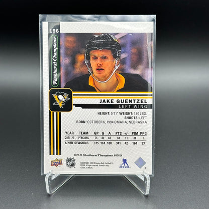 2022-23 UD Parkhurst Champions JAKE GUENTZEL #196 Rainbow - Pittsburgh Penguins