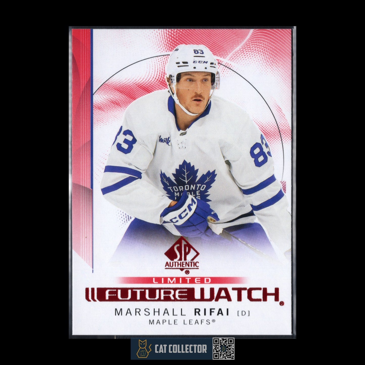 2024-25 UD SP Authentic MARSHALL RIFAI #134 Future Watch Limited Red RC