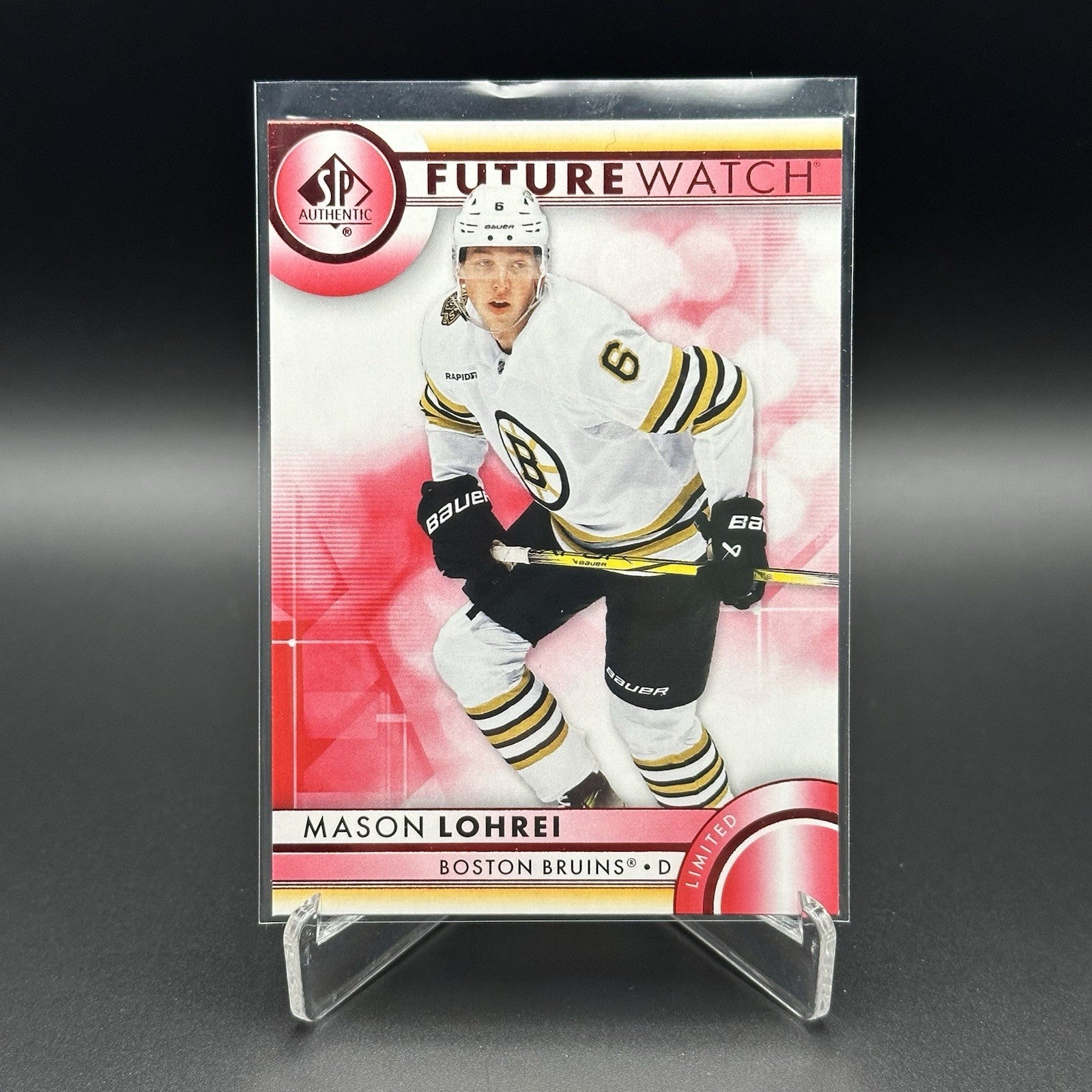2023-24 UD SP Authentic MASON LOHREI #169 Future Watch Limited Red