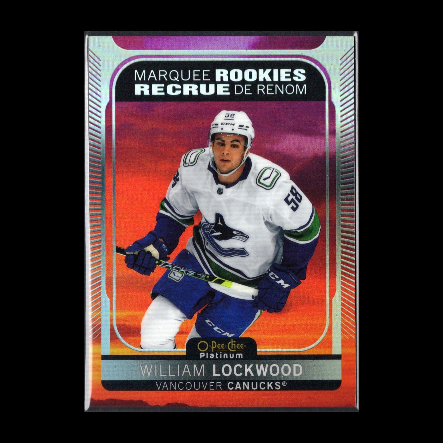 2021-22 O-Pee-Chee Platinum WILLIAM LOCKWOOD #248 Marquee Rookie Sunset RC